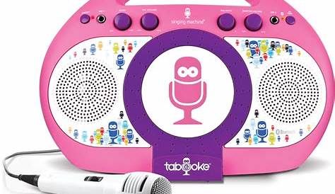 Singing Machine Pink Tabeoke Portable Bluetooth Karaoke System - Singing Machine