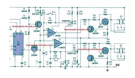 model railway controller circuit diagram