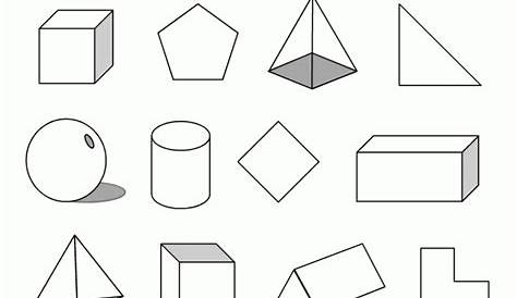 2D And 3D Shapes Worksheets | 99Worksheets