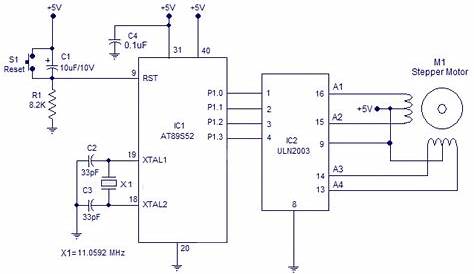 5 phase stepper motor driver circuit diagram