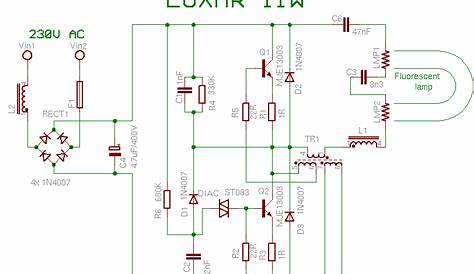 cfl lamp ecosmart circuit diagram