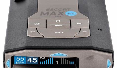 0100037-1 - Escort © Max 360 Degree Radar Detector With Wifi
