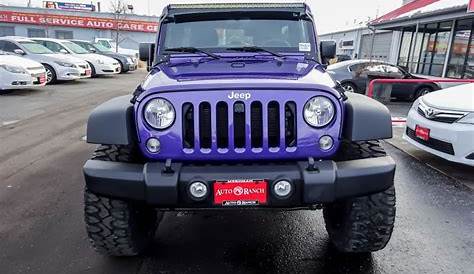 purple jeep wrangler sport
