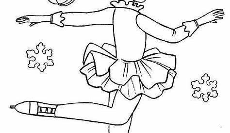 Ice Skater coloring pages. Download and print Ice Skater coloring pages