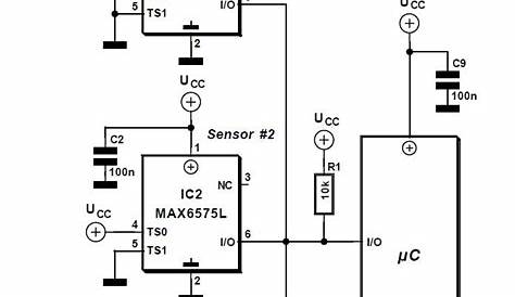 digital temperature sensor circuit diagram