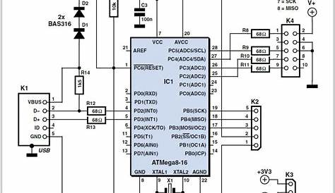 usb flash drive circuit diagram