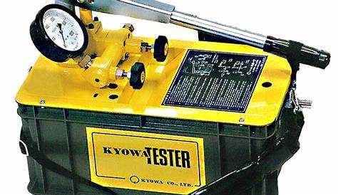 KYOWA T500NDX: Manual Hydro Pressure Test Pump 500Bars, 9.5kg