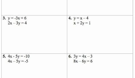 50 Systems Of Equations Worksheet