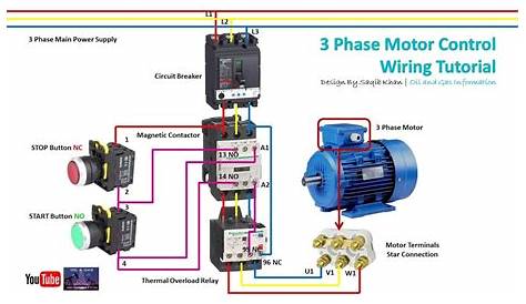 3 Phase Motor Control Wiring Tutorial | Rig Electrician Training - YouTube