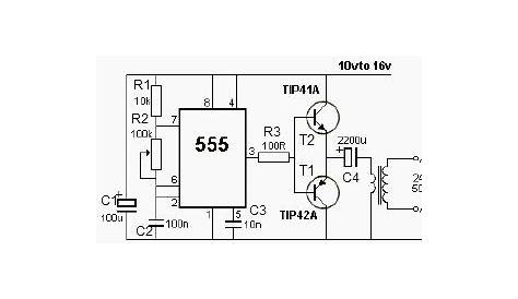 dc to ac inverter circuit diagram using 555 timer pdf