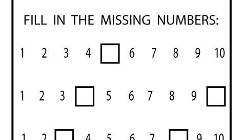 Free Printable Number Sense Worksheets for Kindergarten [PDF] - Number