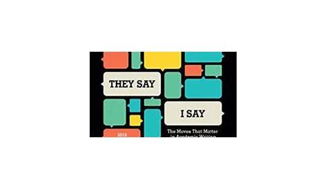 they say / i say with readings 5th edition pdf