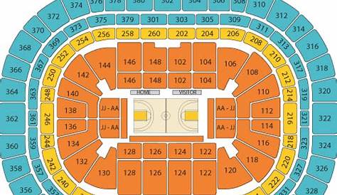 Pepsi Center Seating Chart, Views and Reviews | Denver Nuggets