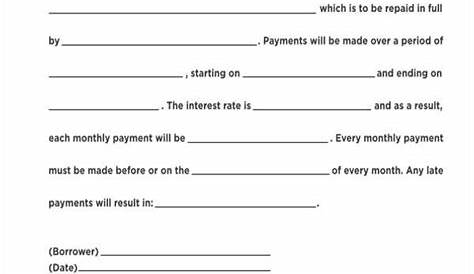 Free Loan Agreement Form | DocTemplates