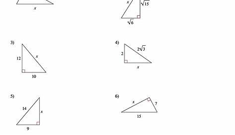 pythagorean theorem free worksheets