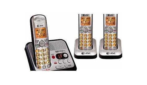 AT&T EL52300 DECT 6.0 3-Handset Cordless Phone w/ Digital Answering System