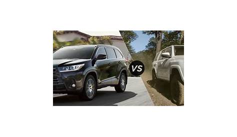 compare toyota highlander and 4runner