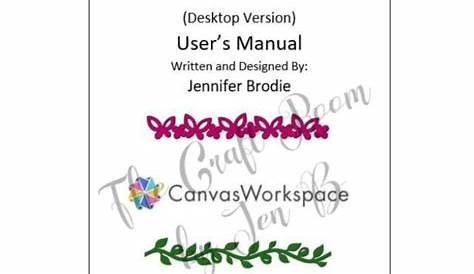 brother canvas workspace manual