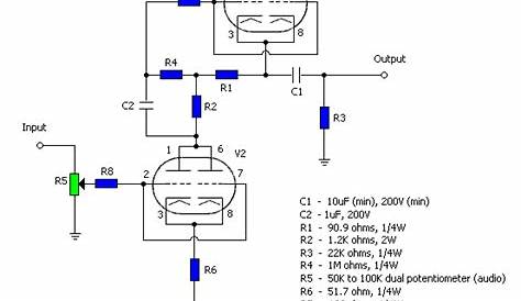 1w tube amp schematic