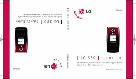 Download free pdf for LG LG380 Cell Phone manual