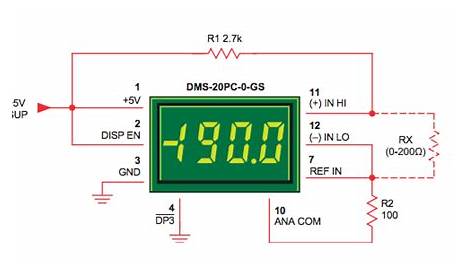 digital ohmmeter circuit diagram