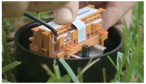 how to install landscape lighting wiring