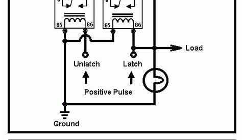 latching relays how they work schematic
