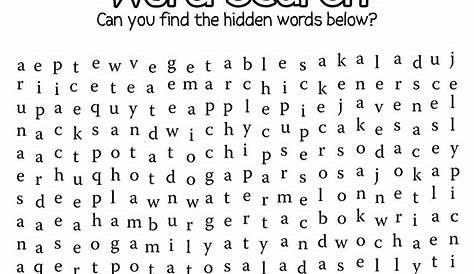 Free Printable Word Searches | Activity Shelter