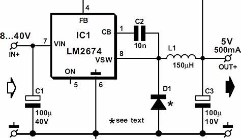 simple switching power supply circuit diagram