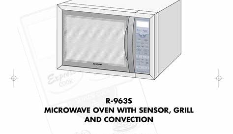 Sharp Carousel Ii Microwave Convection Oven Manual - Sharp R 1851a
