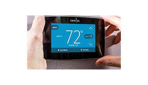 Emerson Sensi Touch Wi-Fi Thermostat with Touchscreen Color Display for