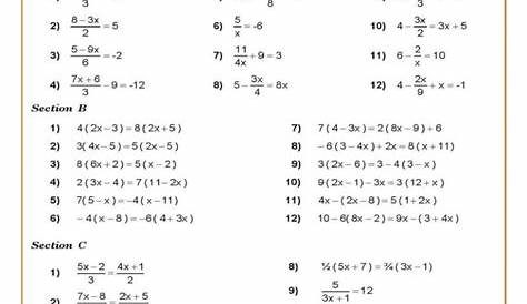 7th Grade Math Worksheets Printable With Answers - Math Worksheets