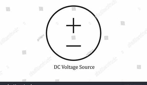 dc voltage symbol in electronics