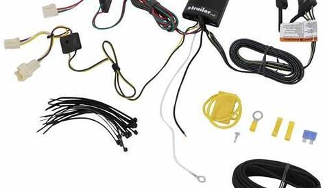 2019 Toyota RAV4 T-One Vehicle Wiring Harness with 4-Pole Flat Trailer