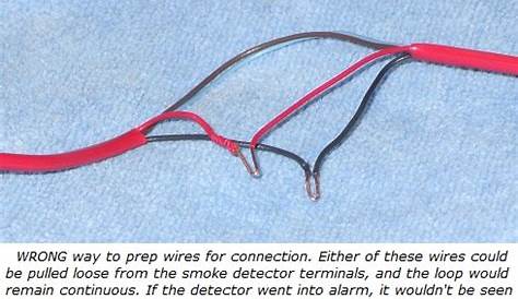 wiring a smoke detector circuit