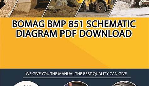 Bomag BMP 851 Schematic Diagram PDF Download - Service manual Repair
