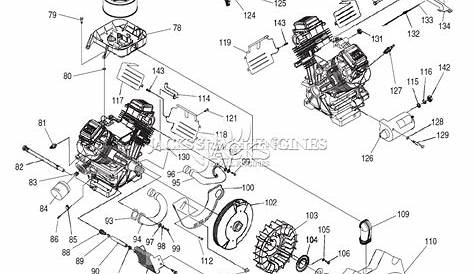 Generac 4666-1 Parts Diagram for Engine II