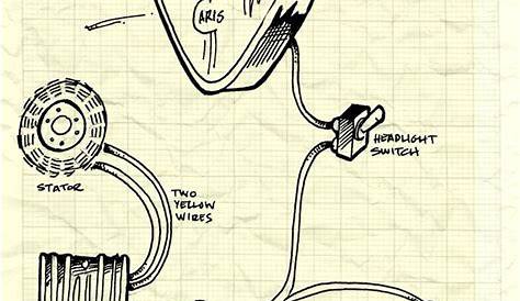 vintage motorcycle wiring diagram