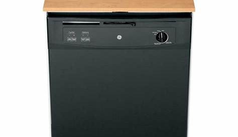 GE Convertible Portable Dishwasher in Black, 64 dBA-GSC3500DBB - The