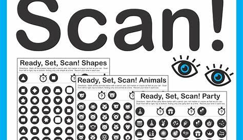 Ready, Set, Scan - Visual Scanning And Discrimination Activity