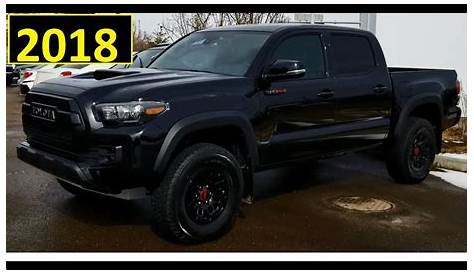 2018 Toyota Tacoma TRD Pro in Black review of features in HD - YouTube