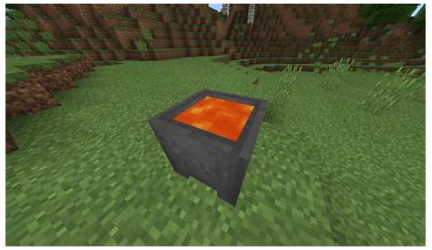Lava in cauldrons is a thing now : r/Minecraft