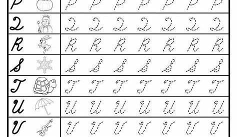 Lower Case Letters Tracing Sheets - TracingLettersWorksheets.com