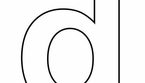 letter d colouring pages