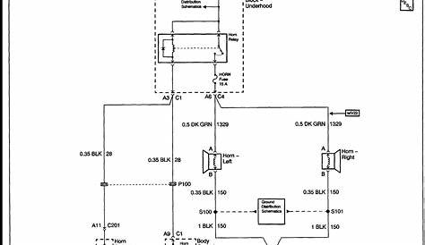 gmc horn wiring diagram