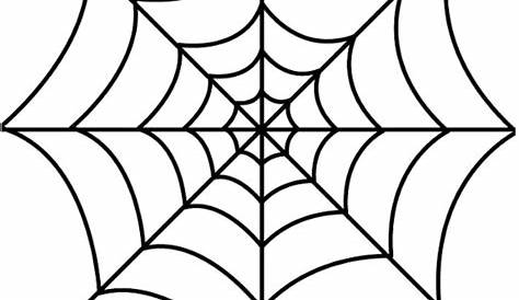 spider web printable template