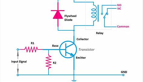 relay in circuit diagram