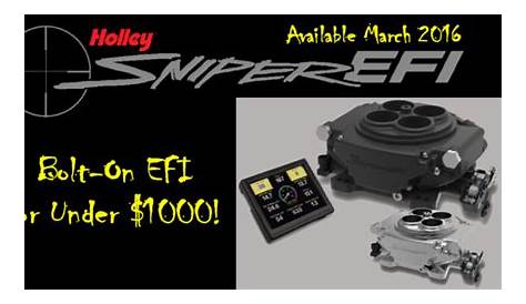 Holley Sniper EFI, Cost Effective, Easy to Install!