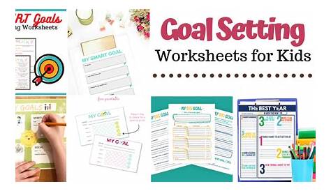 goal setting for kids worksheet