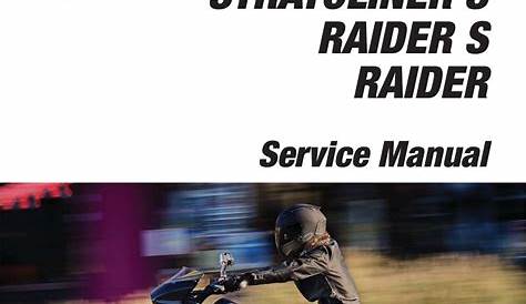 YAMAHA STRATOLINER S RAIDER 2013-17 Workshop & Repair manual